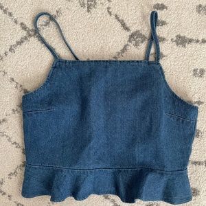 Denim top